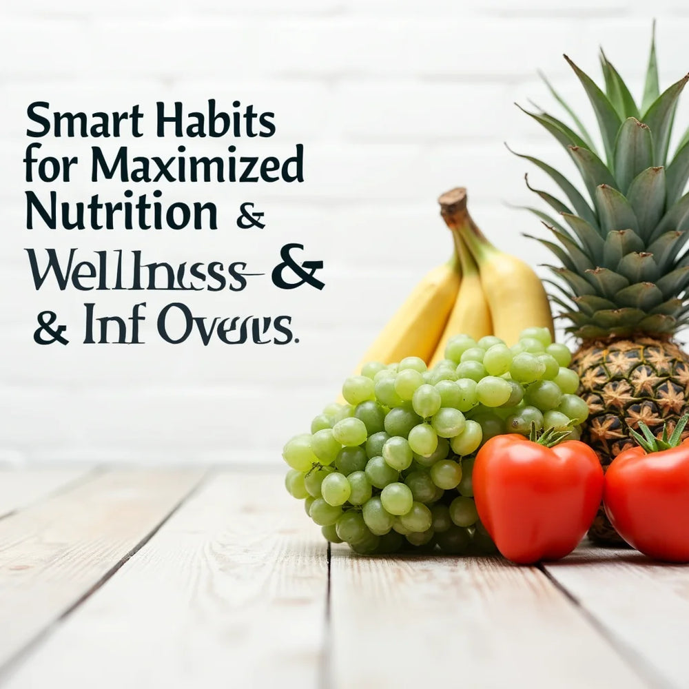 Supplements, Vitamins, Health, Wellness, Nutrition - Smart Habits for Maximized Nutrition and Wellness Everyday