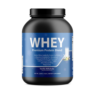 5lb Whey Protein Vanilla - 70 servings image 0